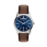 Montre Fossil Pearson Bleu - F&ecirc;te des p&egrave;res Homme | Histoire d&rsquo;Or