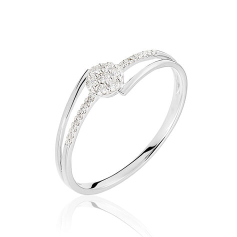 Bague Solitaire Atalante Or Blanc Diamant - Bagues solitaires Femme | Histoire d’Or