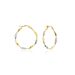 Créoles Eleanie Fil Vrille Or Bicolore - Boucles d'oreilles créoles Femme | Histoire d’Or