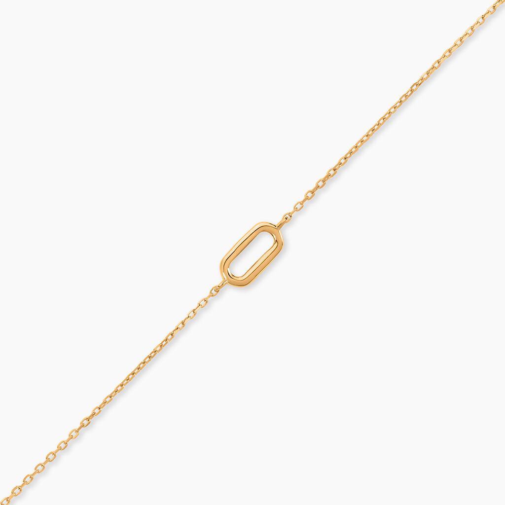 Bracelet Lueur Plaqu&eacute; Or Jaune - Bijoux sans pierre Femme | Histoire d&rsquo;Or