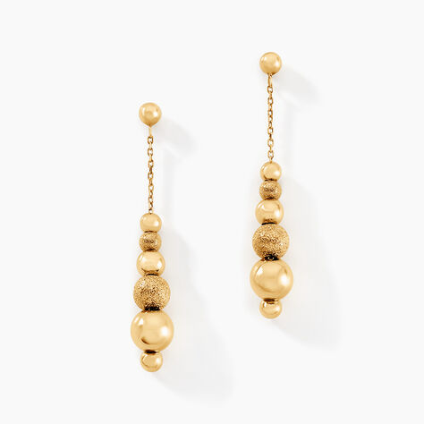 Boucles D'oreilles Pendantes Brooks Or Jaune - Boucles d'oreilles pendantes Femme | Histoire d&rsquo;Or