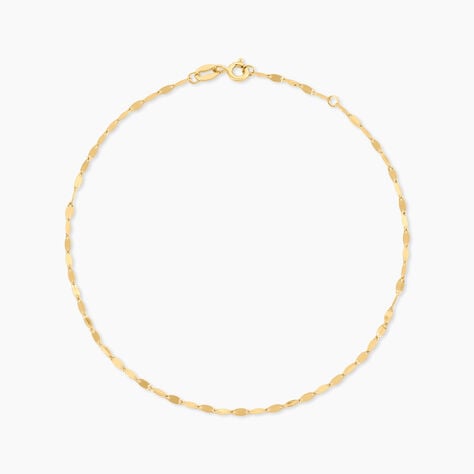 Cha&icirc;ne De Cheville Lyudmila Argent Dor&eacute; A L'Or 750/1000 - Cha&icirc;nes de cheville Femme | Histoire d&rsquo;Or