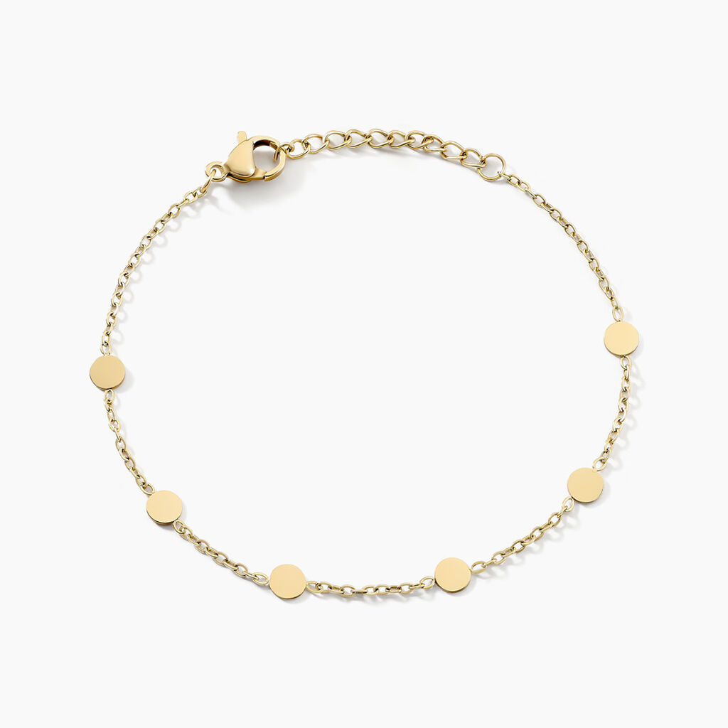 Bracelet Eva Acier Jaune - Bracelets Femme | Histoire d’Or