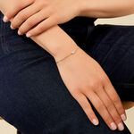 Bracelet Nigelle Argent Jaune Oxyde De Zirconium - Bracelets Femme | Histoire d&rsquo;Or