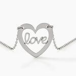 Collier Lovia Argent Blanc - Colliers fantaisie Femme | Histoire d&rsquo;Or