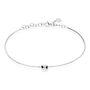 Bracelet Jonc Bilao Argent Blanc