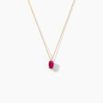 Collier Ovale Or Jaune Rubis - Colliers Femme | Histoire d&rsquo;Or