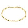 Bracelet Jodie Maille Jaseron Or Jaune
