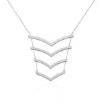Collier Abid Acier Blanc - Colliers fantaisie Femme | Histoire d&rsquo;Or