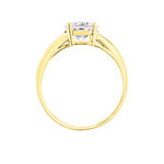 Bague Tatjana Or Jaune Oxyde De Zirconium - Bagues solitaires Femme | Histoire d&rsquo;Or