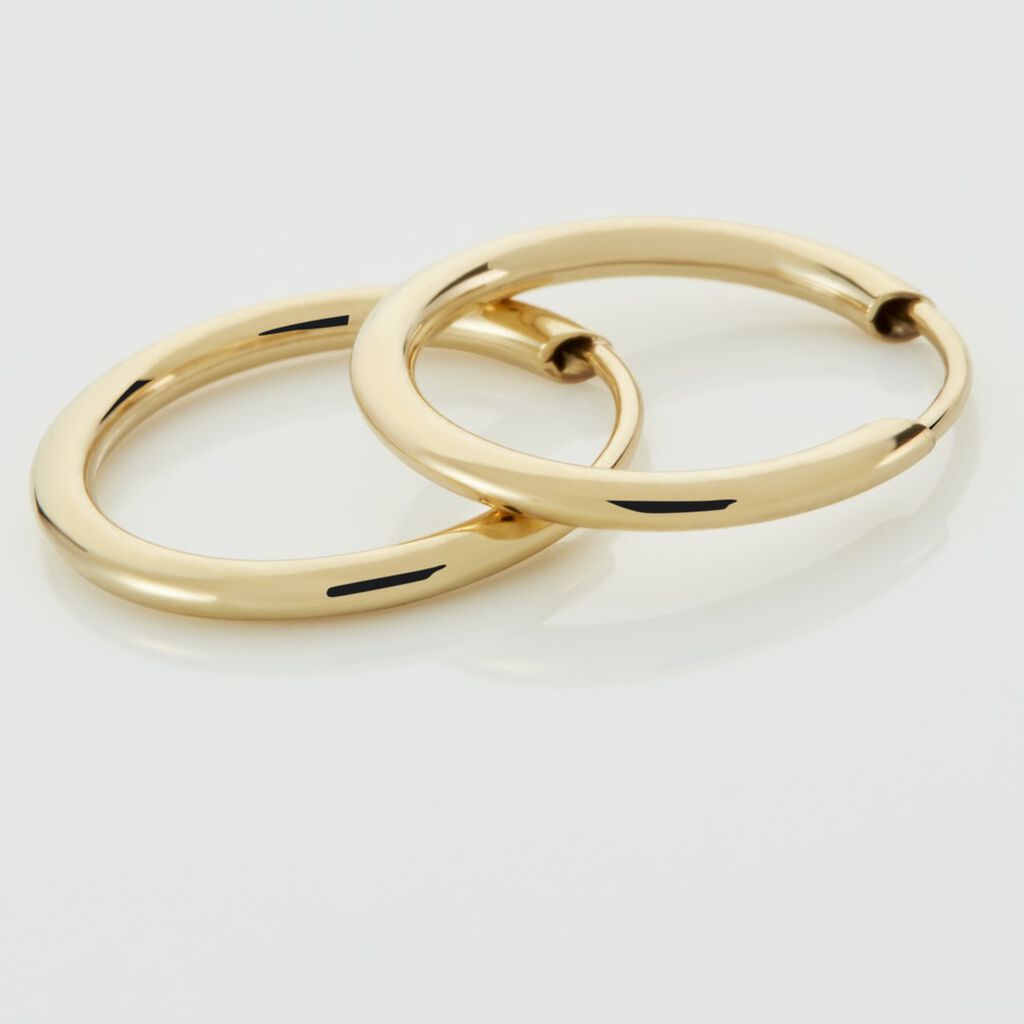 Cr&eacute;oles Valencina Or Jaune - Boucles d'oreilles cr&eacute;oles Femme | Histoire d&rsquo;Or