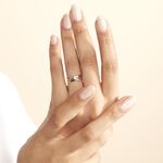 Bague Cramitia Or Tricolore Diamant - Bagues avec pierre Femme | Histoire d&rsquo;Or