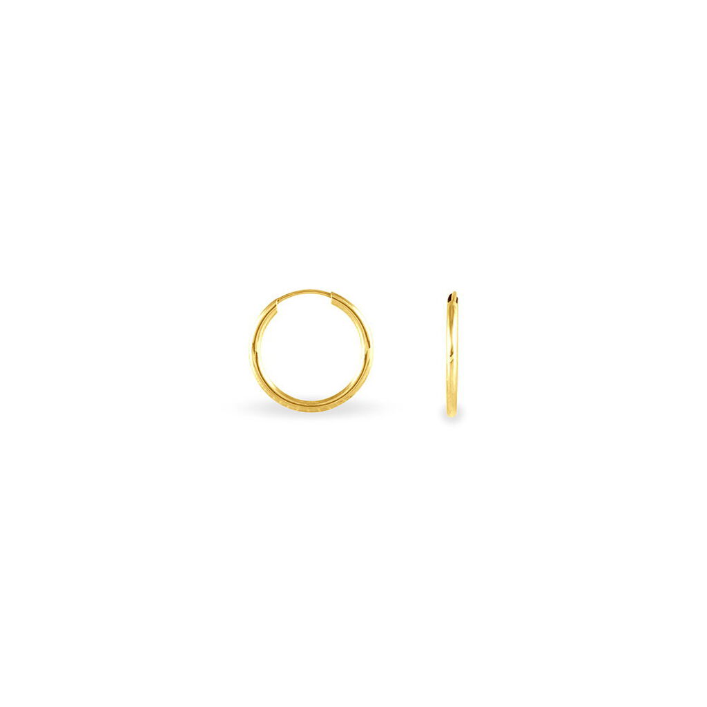 Créoles Valencina Or Jaune - Boucles d'oreilles créoles Femme | Histoire d’Or
