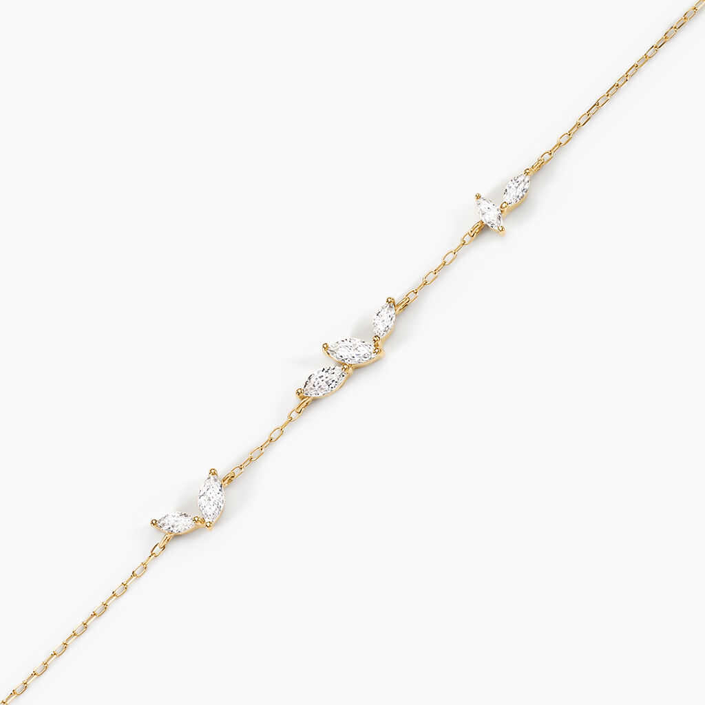 Bracelet Sparkle Or Jaune Oxyde De Zirconium - F&ecirc;te des m&egrave;res Femme | Histoire d&rsquo;Or