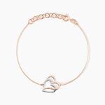 Bracelet Argent Bicolore Serapis Oxyde De Zirconium - Bracelets Femme | Histoire d&rsquo;Or