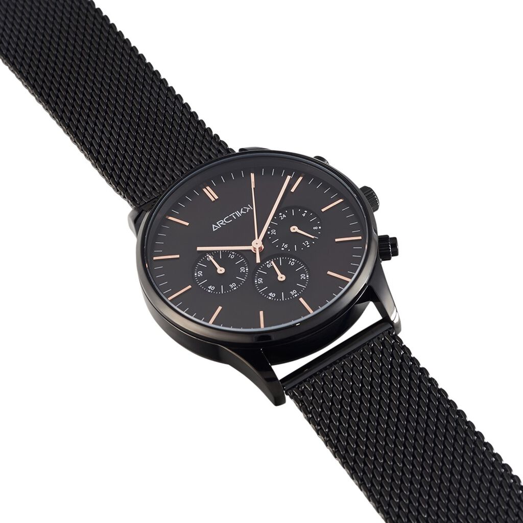 Montre Arctik Escale Noir - Montres Homme | Histoire d&rsquo;Or