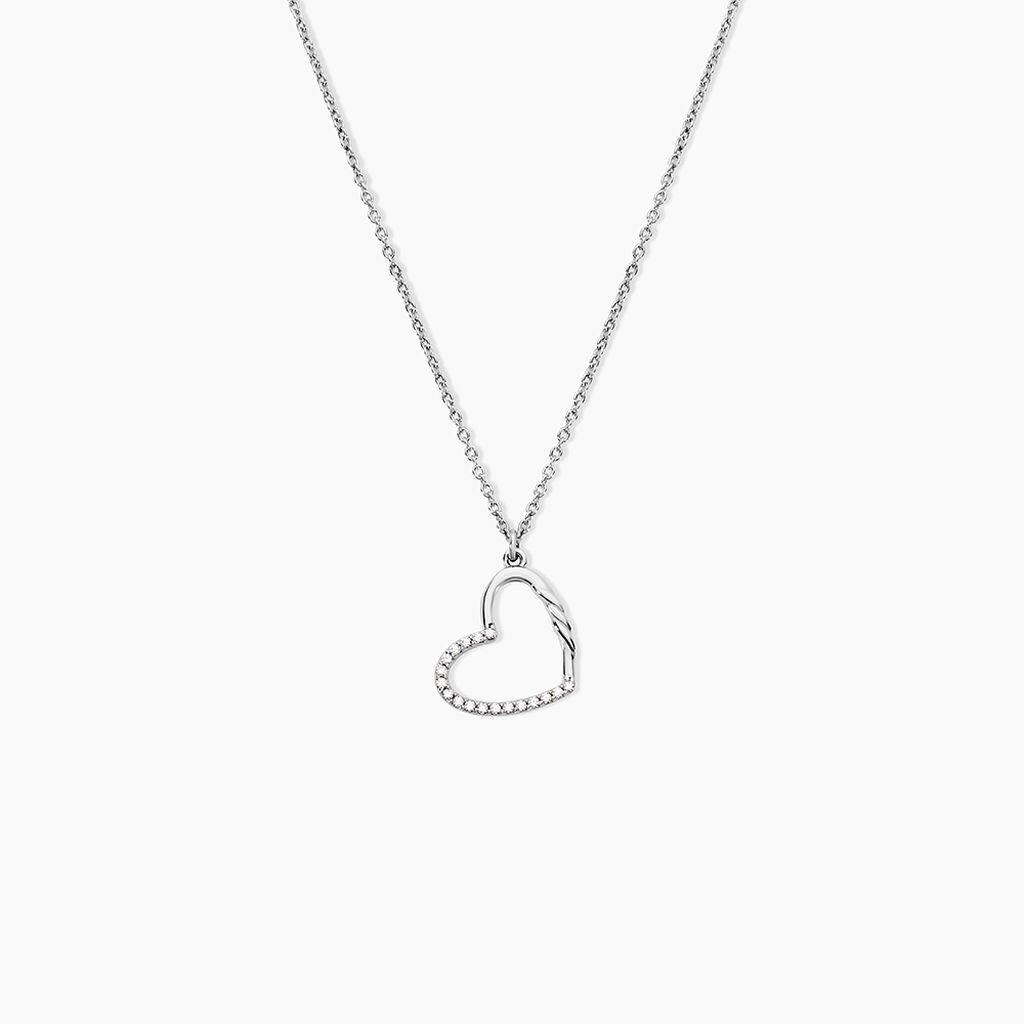 Collier Phila Argent Blanc Oxyde De Zirconium - Nouveautés Femme | Histoire d’Or