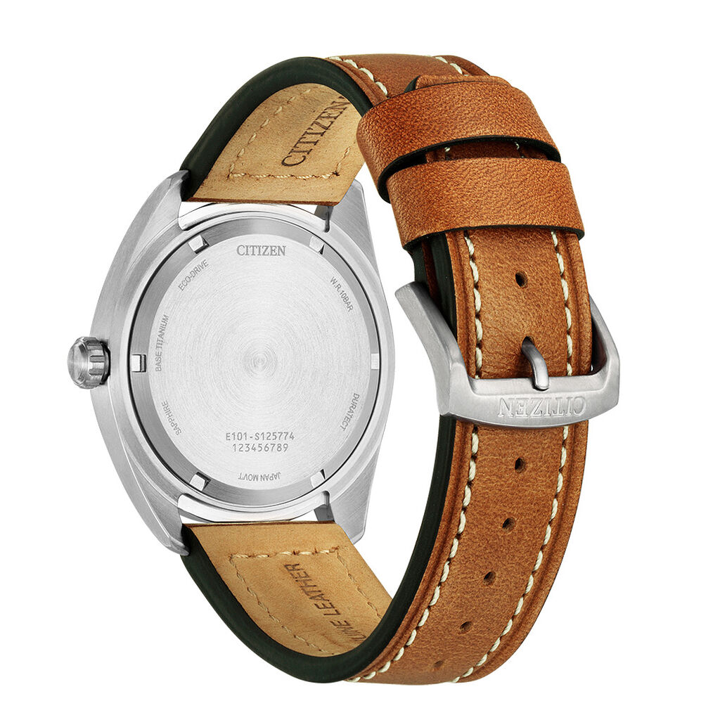 Montre Citizen Super Titanium 42 Vert - Montres solaires  | Histoire d&rsquo;Or