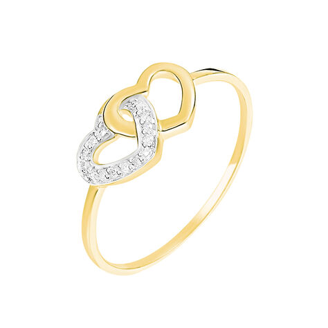Bague Wydad Or Jaune Diamant - Bagues avec pierre Femme | Histoire d’Or