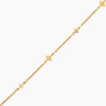 Bracelet Pluto Argent Dor&eacute; A L'Or 750/1000 - Bijoux sans pierre Femme | Histoire d&rsquo;Or