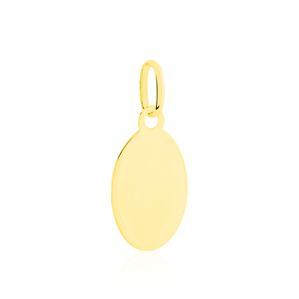 Pendentif Vierge Ovale Or Bicolore - Cadeaux de naissance Enfant | Histoire d&rsquo;Or