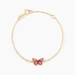 Bracelet Sulivia Papillon Or Jaune - Bracelets Enfant | Histoire d&rsquo;Or