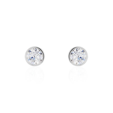 Boucles D'oreilles Pendantes Abha Argent Blanc Oxyde De Zirconium - Boucles d'oreilles fantaisie Femme | Histoire d’Or
