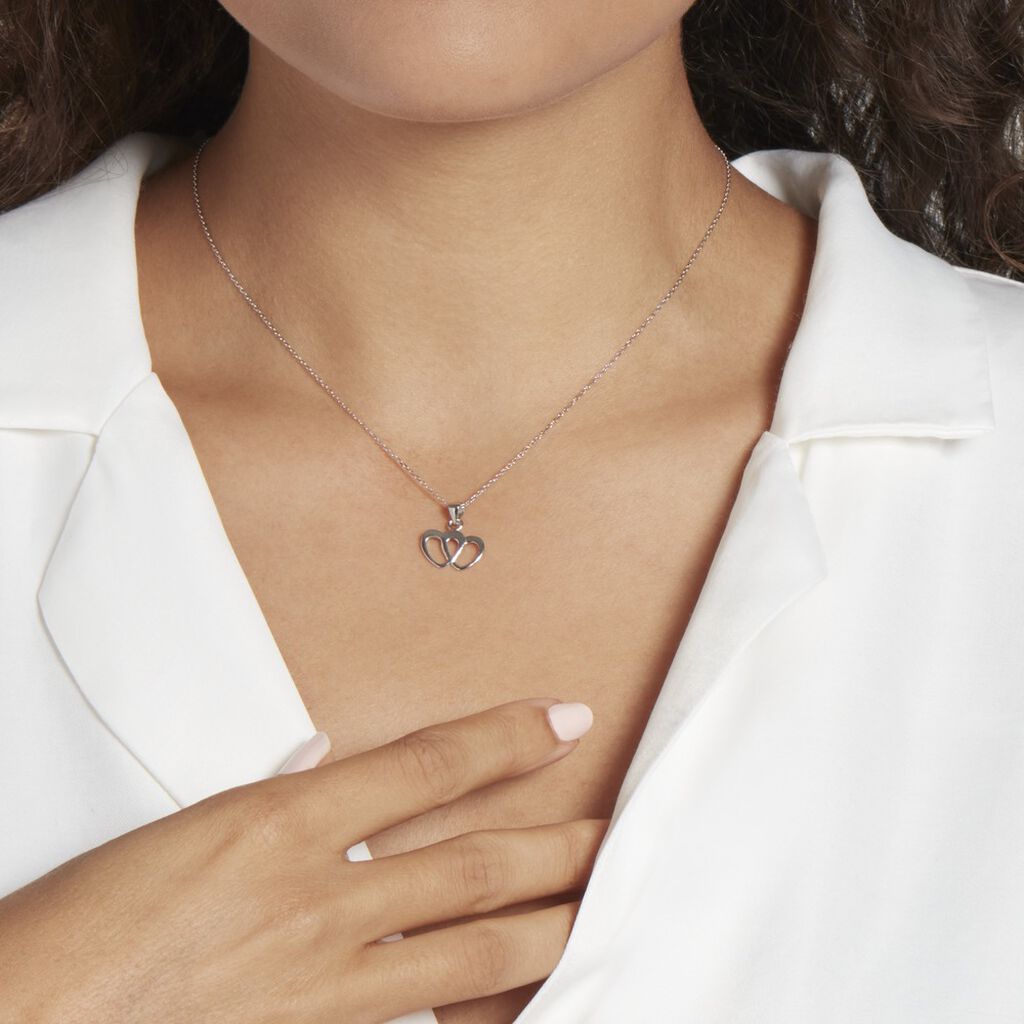 Pendentif Lehinaae Argent Blanc - Pendentifs Femme | Histoire d’Or