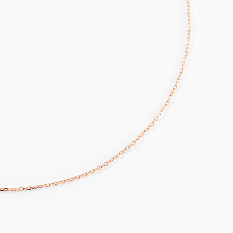 Cha&icirc;ne Igoa Maille For&ccedil;at Diamantee Or Rose - Chaines Femme | Histoire d&rsquo;Or
