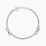 Bracelet Noelle Argent Blanc - Bracelets Femme | Histoire d&rsquo;Or