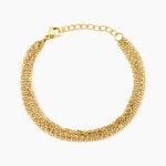 Bracelet Edana Acier Jaune - Bijoux sans pierre Femme | Histoire d&rsquo;Or