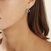 Boucles D'oreilles Pendantes Or Blanc Tresha Diamants - Boucles d'oreilles pendantes Femme | Histoire d’Or