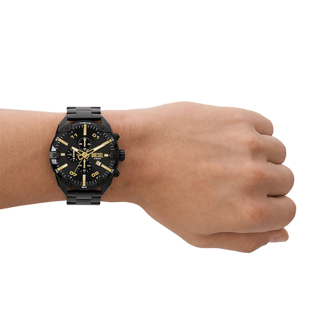 Montre Diesel Spiked Noir - Montres Homme | Histoire d’Or