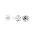 Boucles D'oreilles Puces Iloa Argent Blanc - Boucles d'oreilles fantaisie Femme | Histoire d’Or