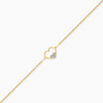 Bracelet Jenovefa Argent Dor&eacute; A L'Or 750/1000 - F&ecirc;te des m&egrave;res Femme | Histoire d&rsquo;Or