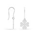 Boucles D'oreilles Pendantes Naomie Argent Blanc - Boucles d'oreilles fantaisie Femme | Histoire d’Or