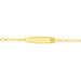 Bracelet Identité Or Jaune - Bracelets Communion Enfant | Histoire d’Or