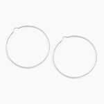 Cr&eacute;oles Dominae Or Blanc - Boucles d'oreilles cr&eacute;oles Femme | Histoire d&rsquo;Or