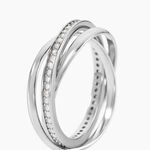 Bague Tahti Argent Blanc Oxyde De Zirconium - Bagues avec pierre Femme | Histoire d&rsquo;Or