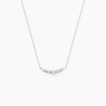 Collier Aliah Argent Blanc Oxyde De Zirconium - Colliers fantaisie Femme | Histoire d&rsquo;Or