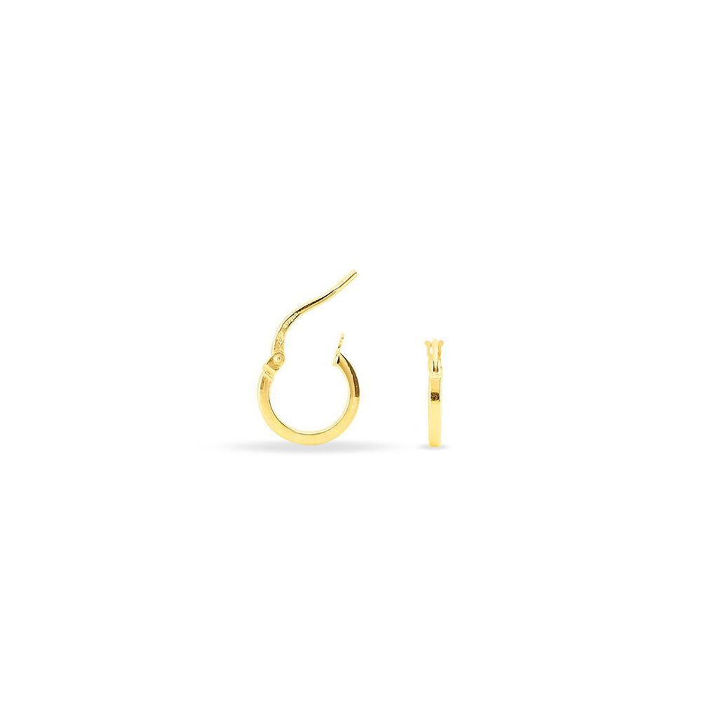 Créoles Thyrza Or Jaune - Boucles d'oreilles créoles Femme | Histoire d’Or