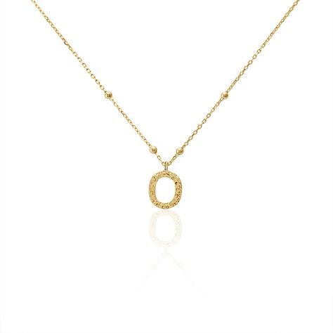 Collier Plaqué Or Jaune Lettra - Colliers fantaisie Femme | Histoire d’Or