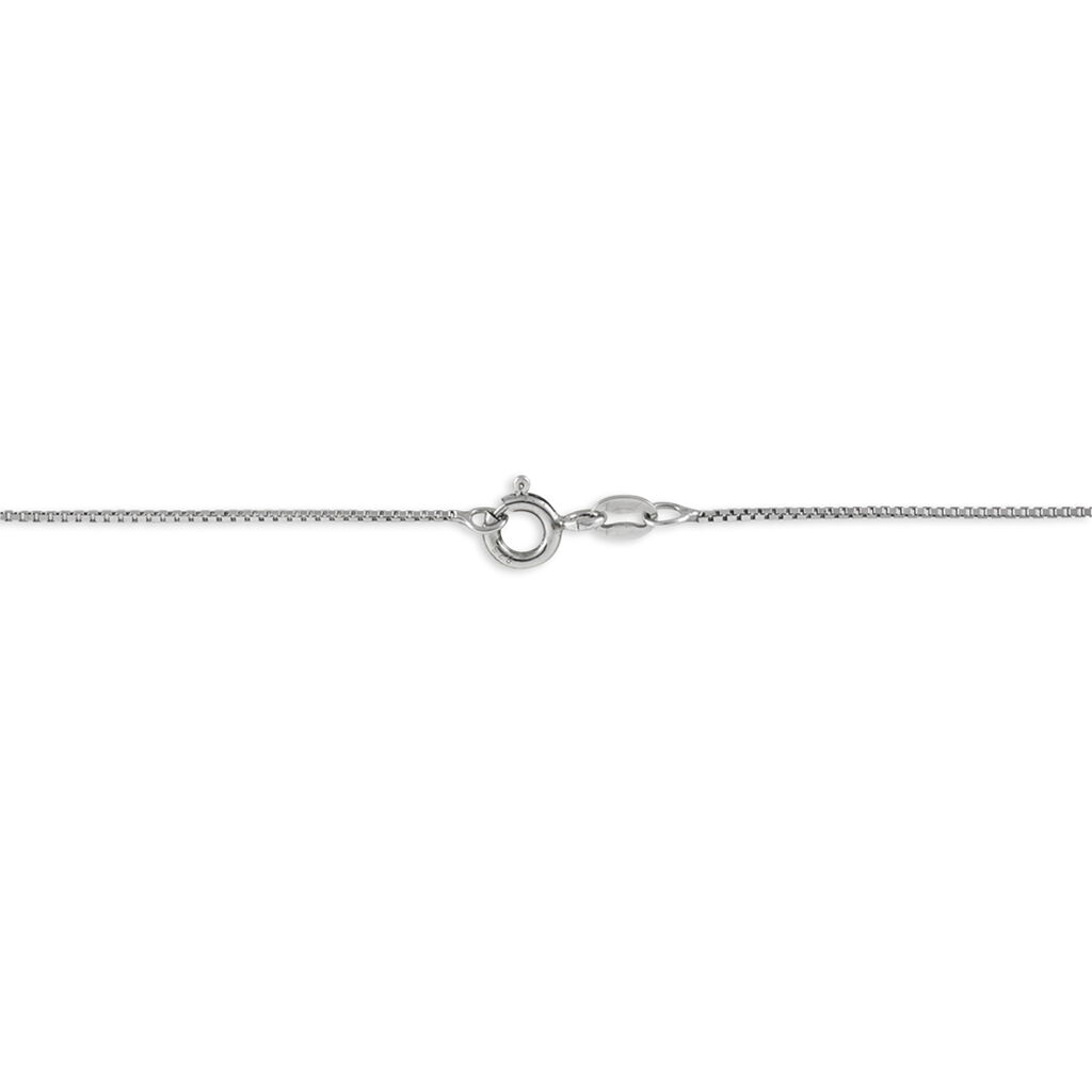 Collier Amy Argent Blanc Oxyde De Zirconium - Colliers fantaisie Femme | Histoire d&rsquo;Or