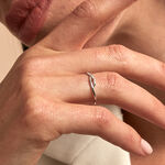 Bague Smina Or Blanc Diamant - Bagues avec pierre Femme | Histoire d&rsquo;Or