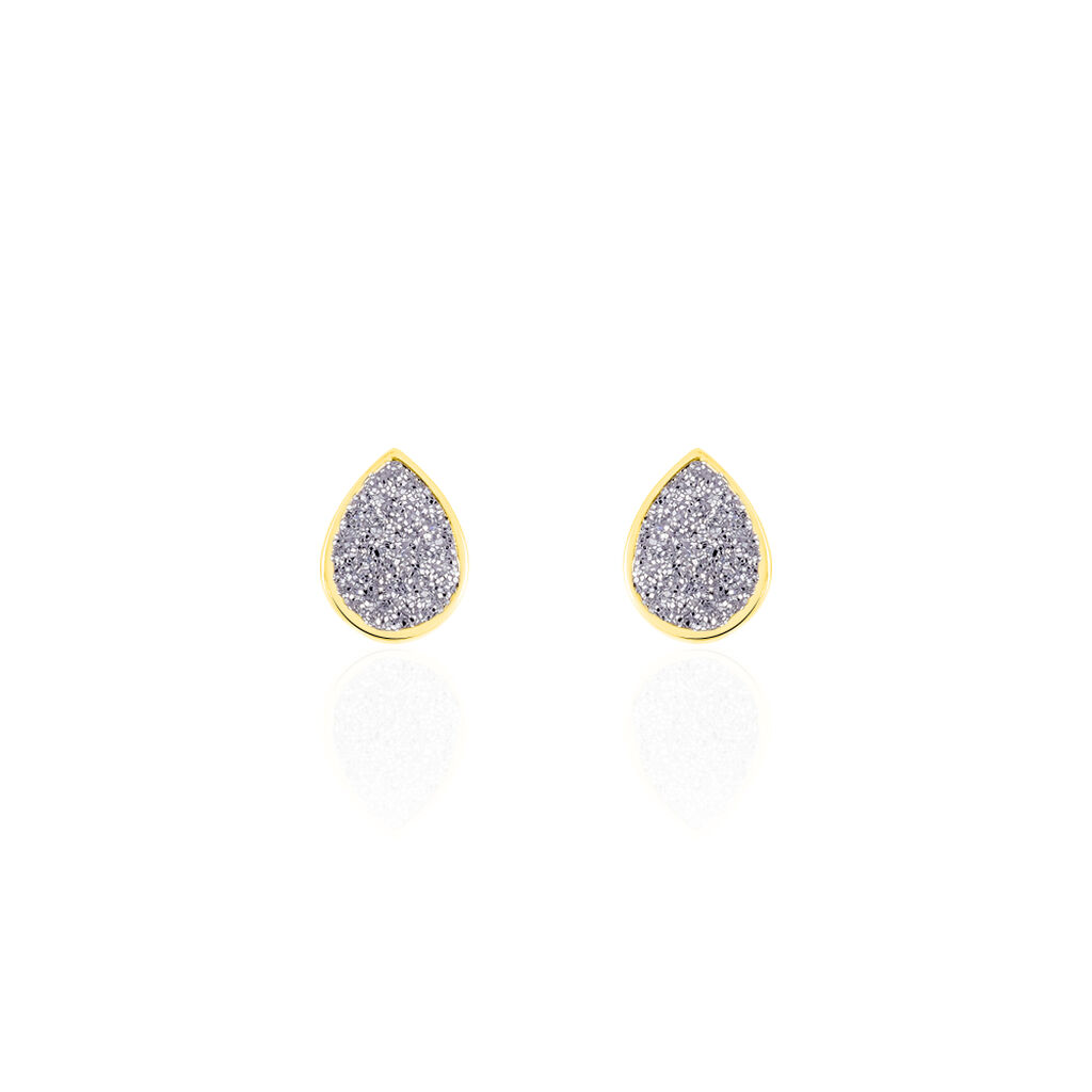 Boucles D'oreilles Puces Anitta Or Jaune - Clous d'oreilles Femme | Histoire d’Or