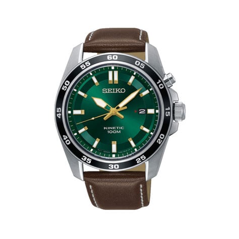 Montre Seiko Sport Kinetic Vert - Montres Homme | Histoire d&rsquo;Or