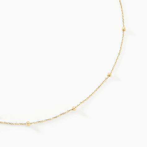 Collier Bookers  Or Jaune - Ras de cou Femme | Histoire d’Or