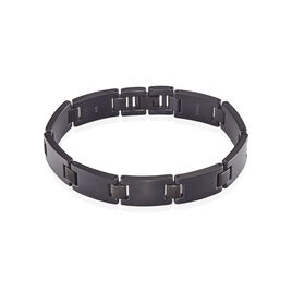 Bracelet Josua Acier Noir - Bracelets fantaisie Homme | Histoire d’Or