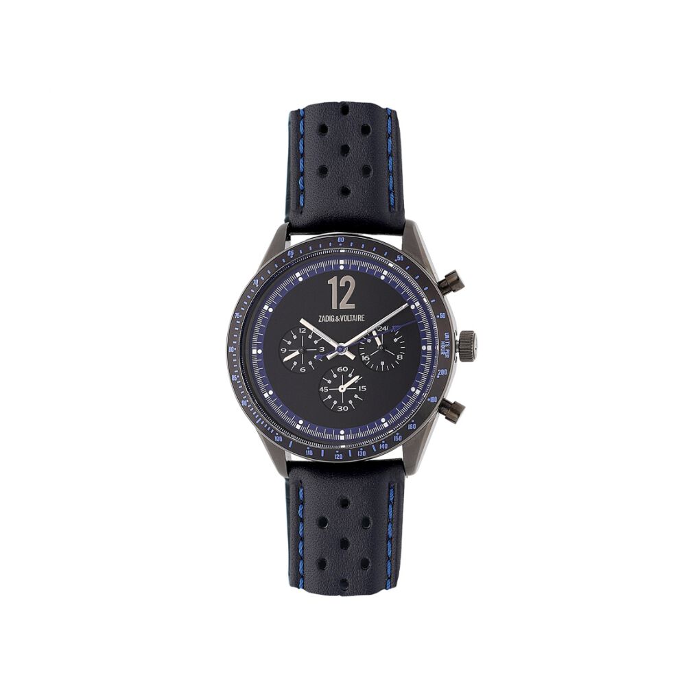 Montre zadig et sales voltaire homme acier