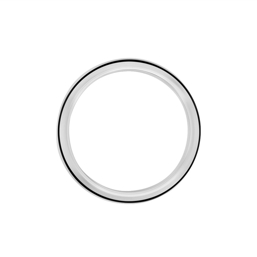Bague Acier Blanc -  Homme | Histoire d’Or